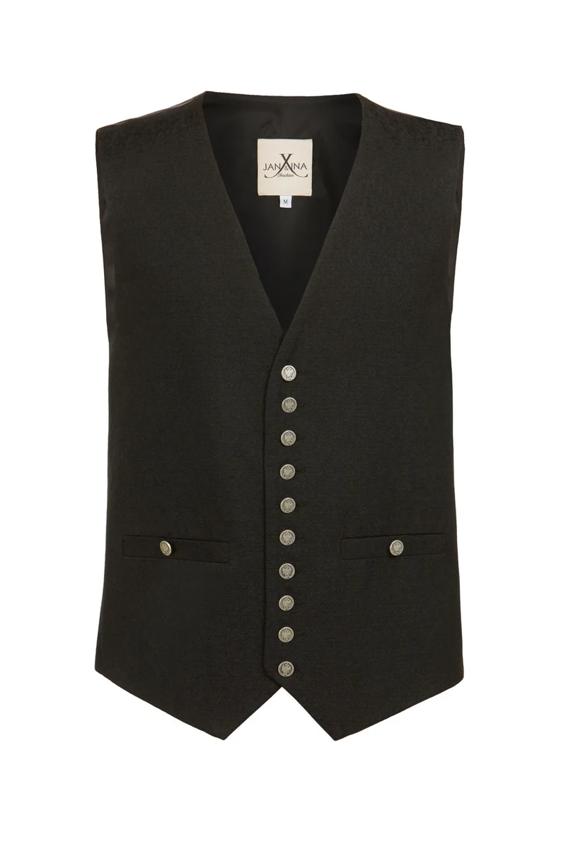 TRACHTENWESTE VINTAGE SCHWARZ