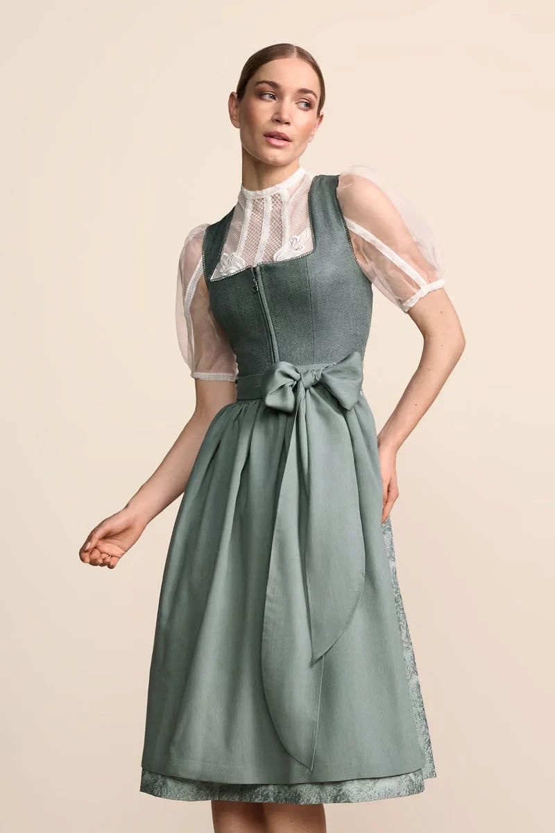 Kruger Long Dirndl 2pcs. 70cm "Katelyn" green