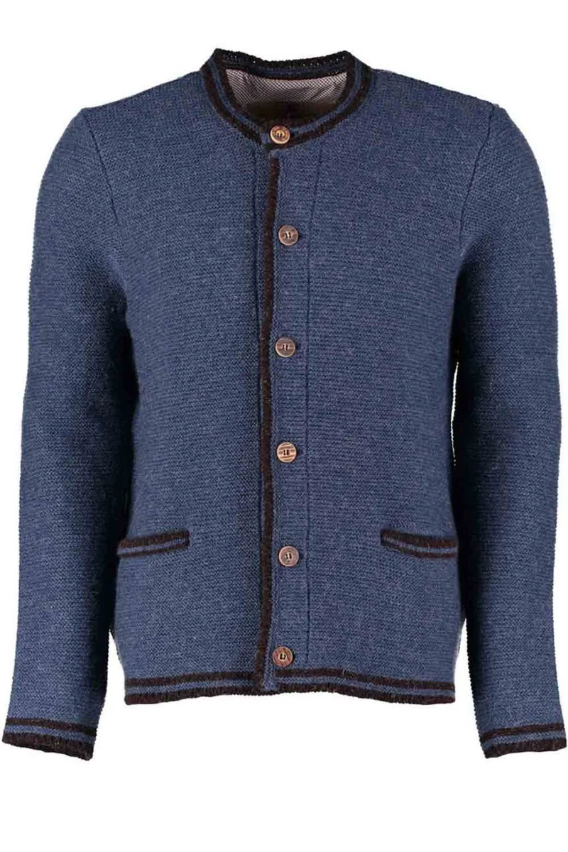 Trachtenstrickjacke Moritz blau