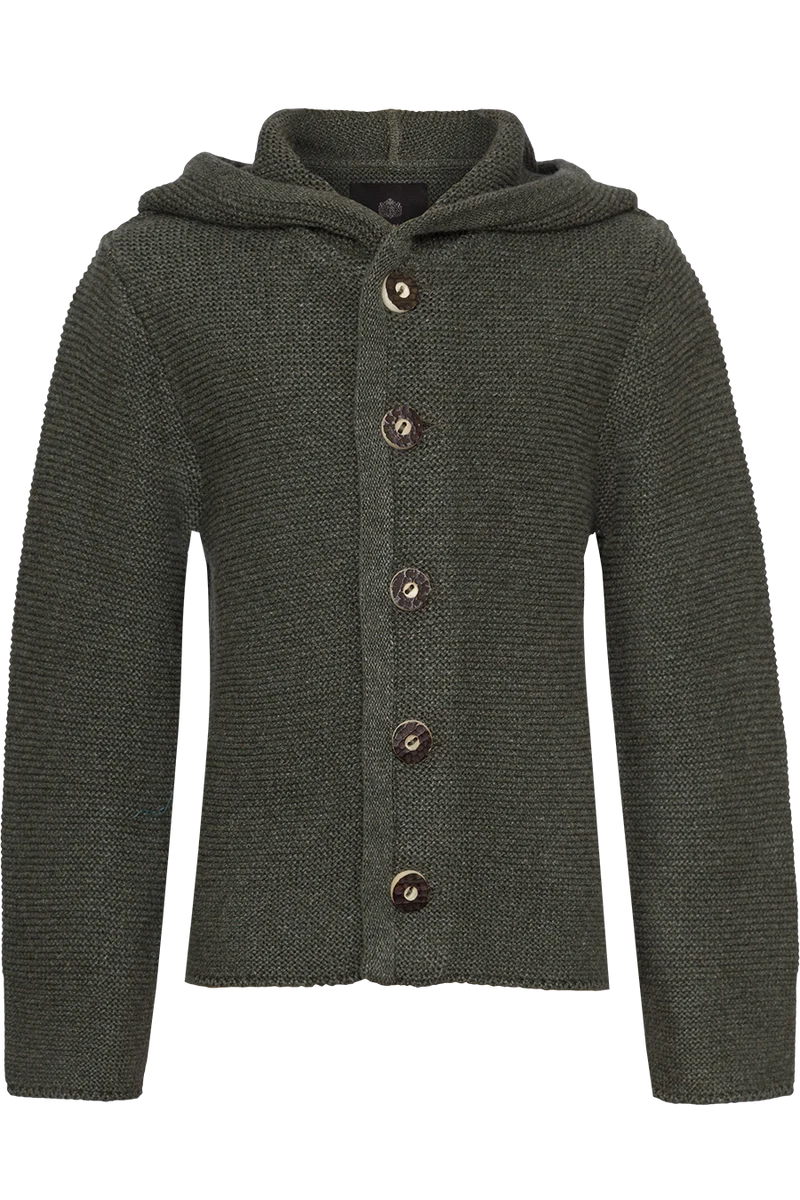 Kinder Strickjacke mit Kapuze