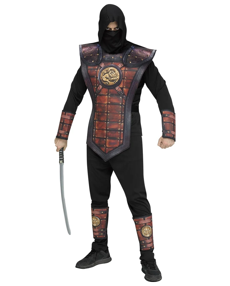 Goldener Drache Ninja Kostüm