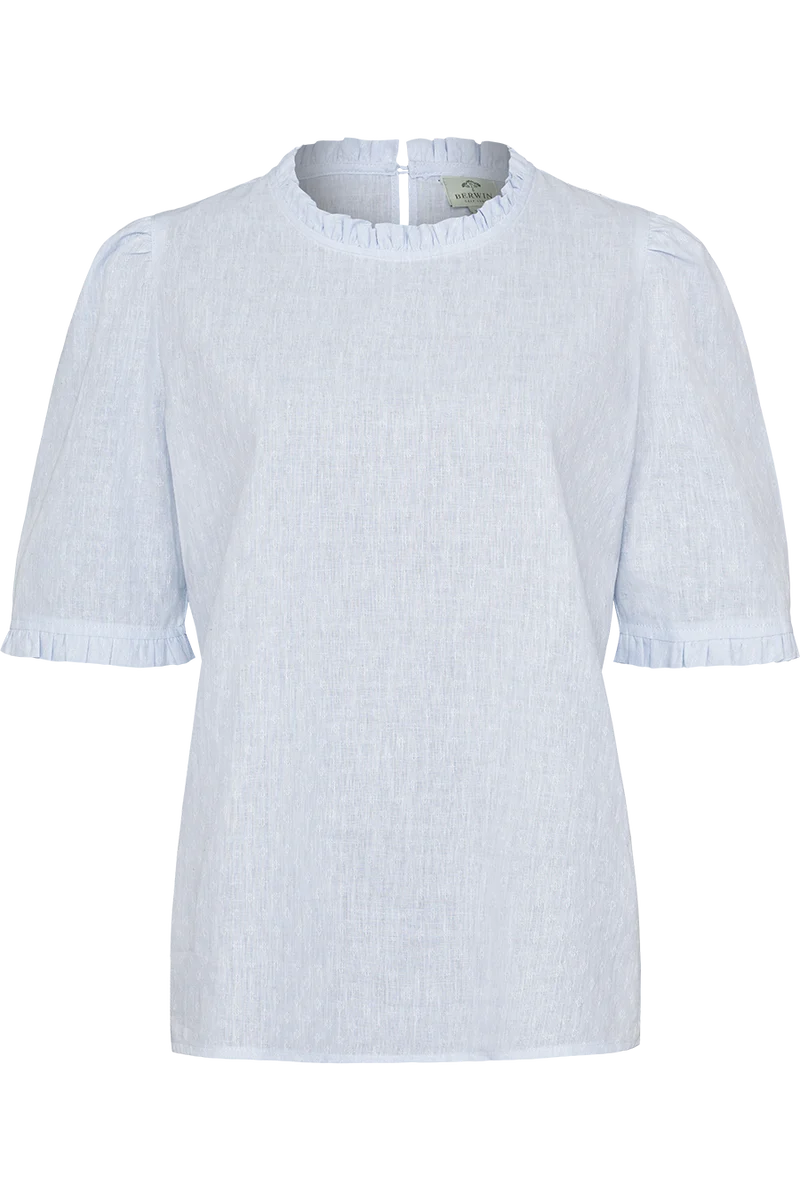 Damen Trachtenbluse mit Leinen