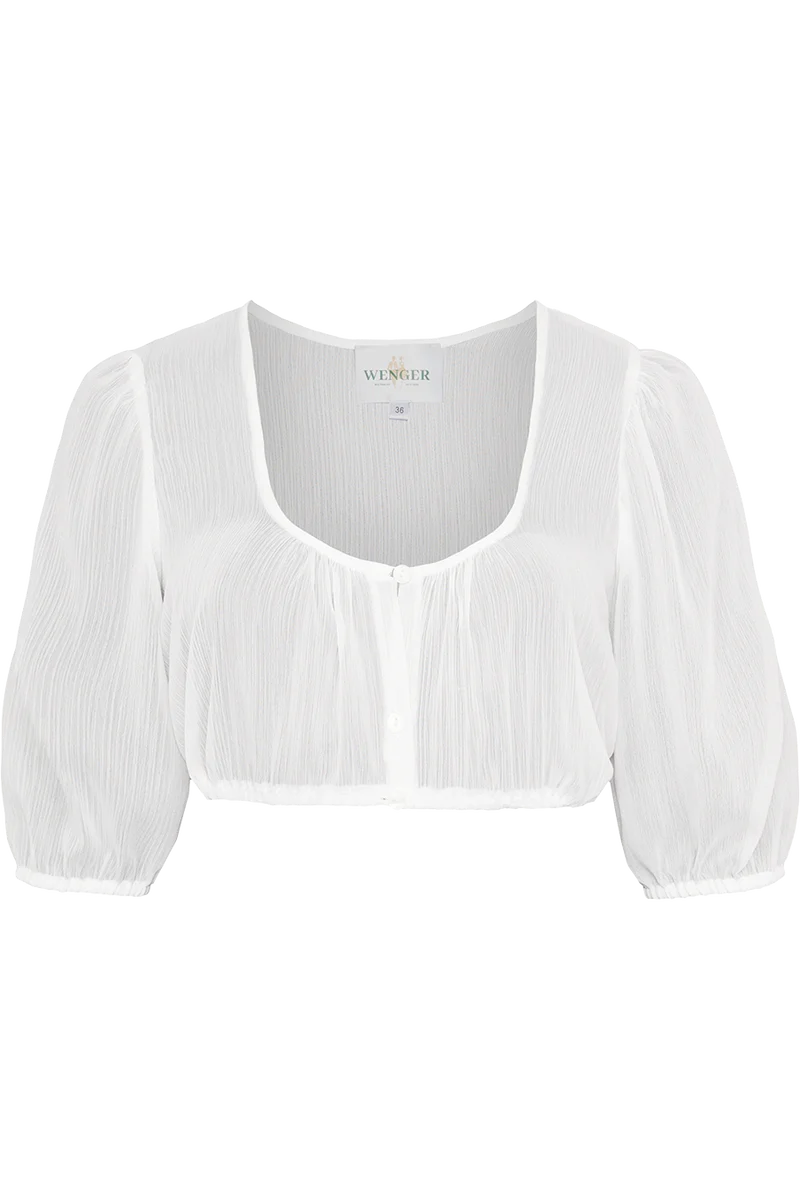 Dirndlbluse aus leichtem Chiffon