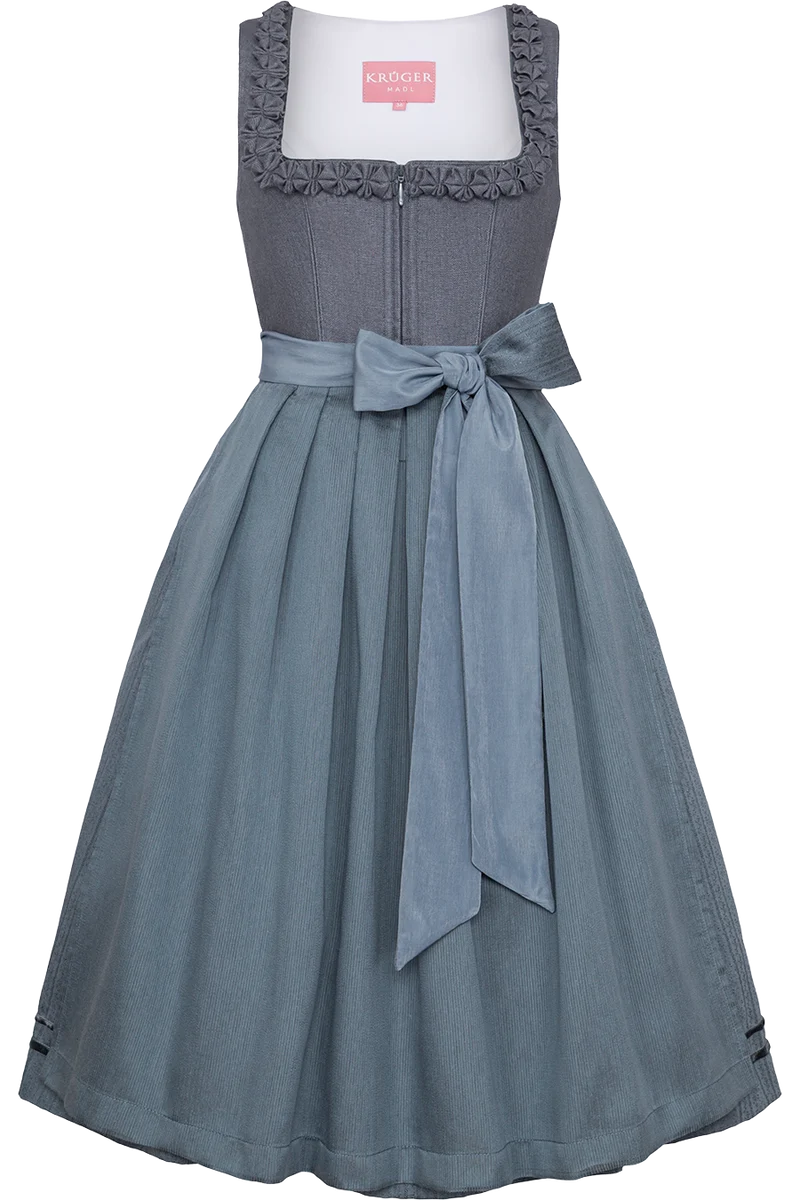 Midi-Dirndl mit Leinen