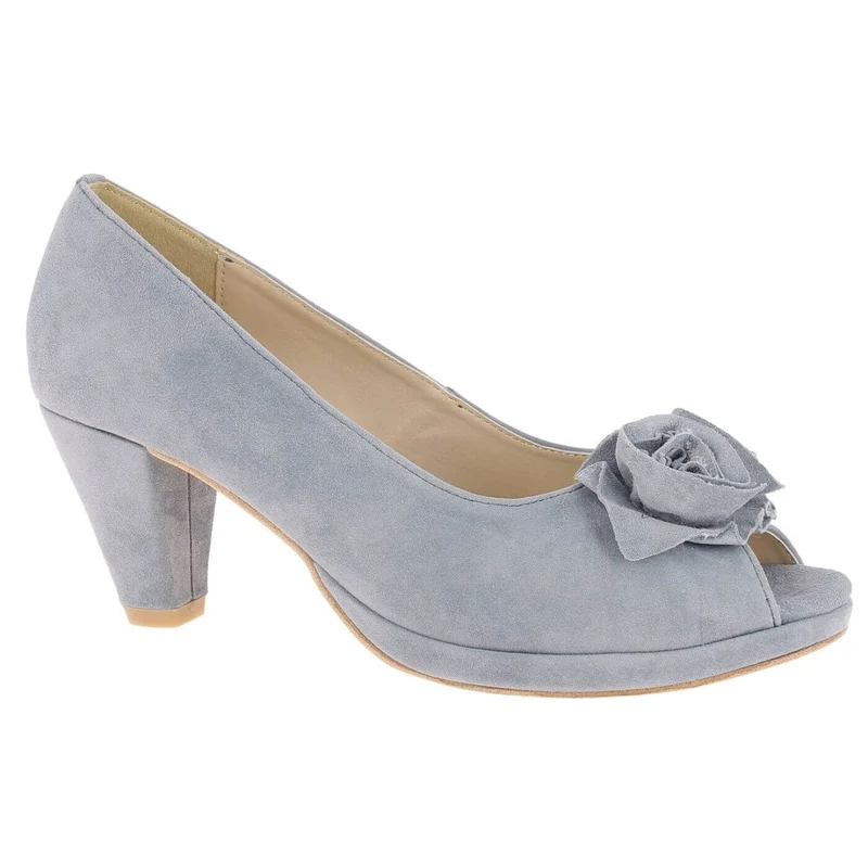 Trachtenpumps Dorle hellblau