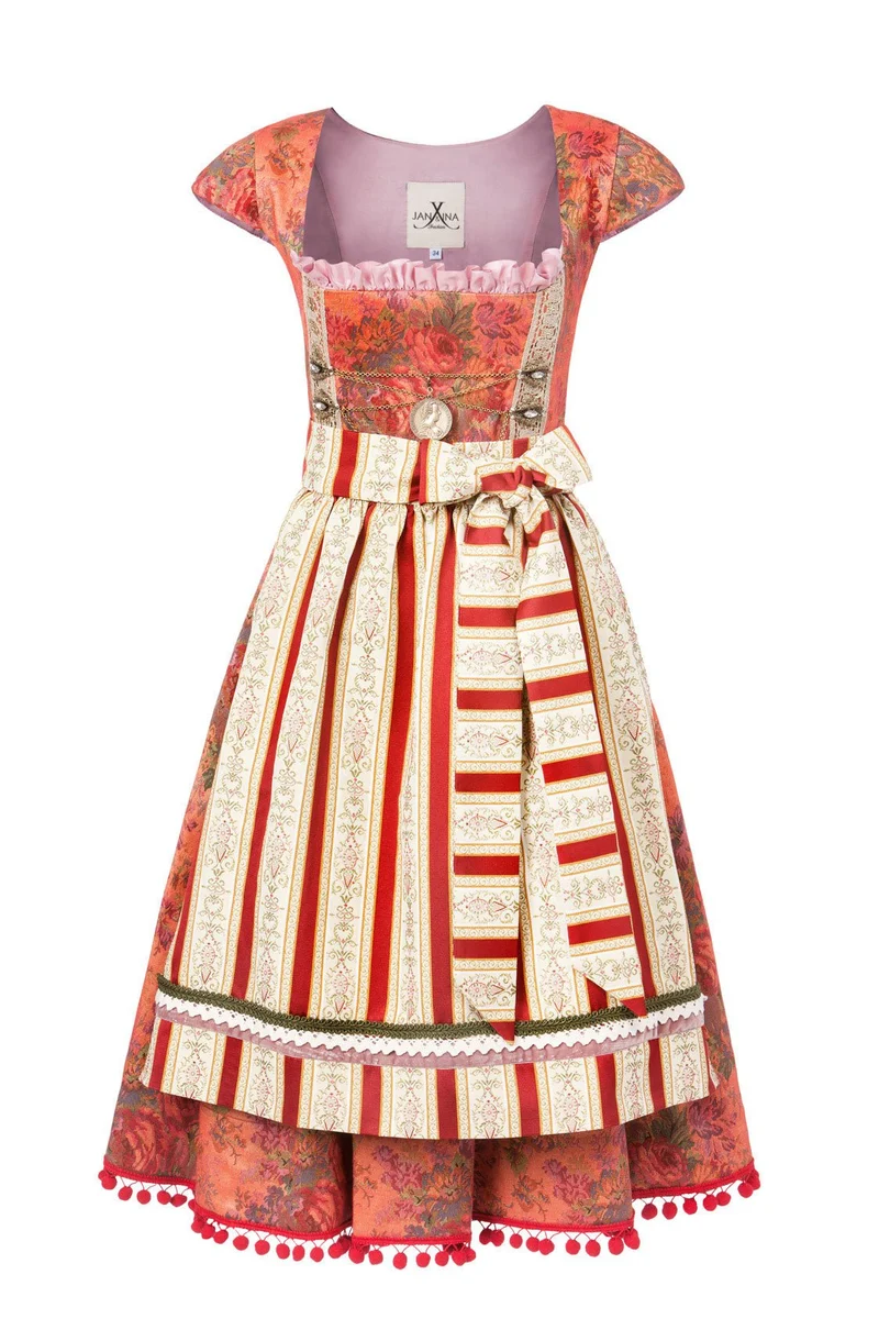 DIRNDL VINTAGE GOBELIN STRETCH ROT