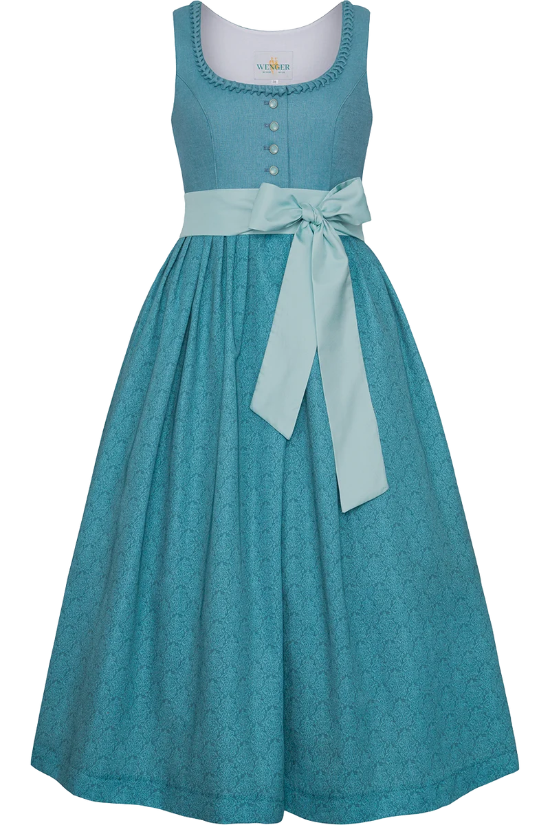 Umstandsdirndl im Baumwoll-Leinen-Mix