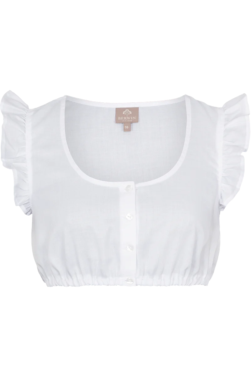 Dirndlbluse mit Flügelärmel