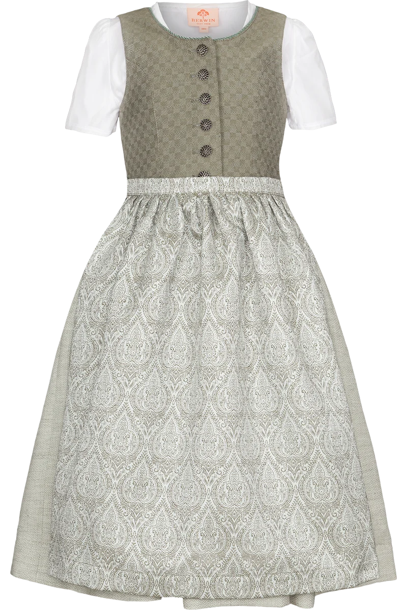 Kinderdirndl mit Wolle und mit Bluse
