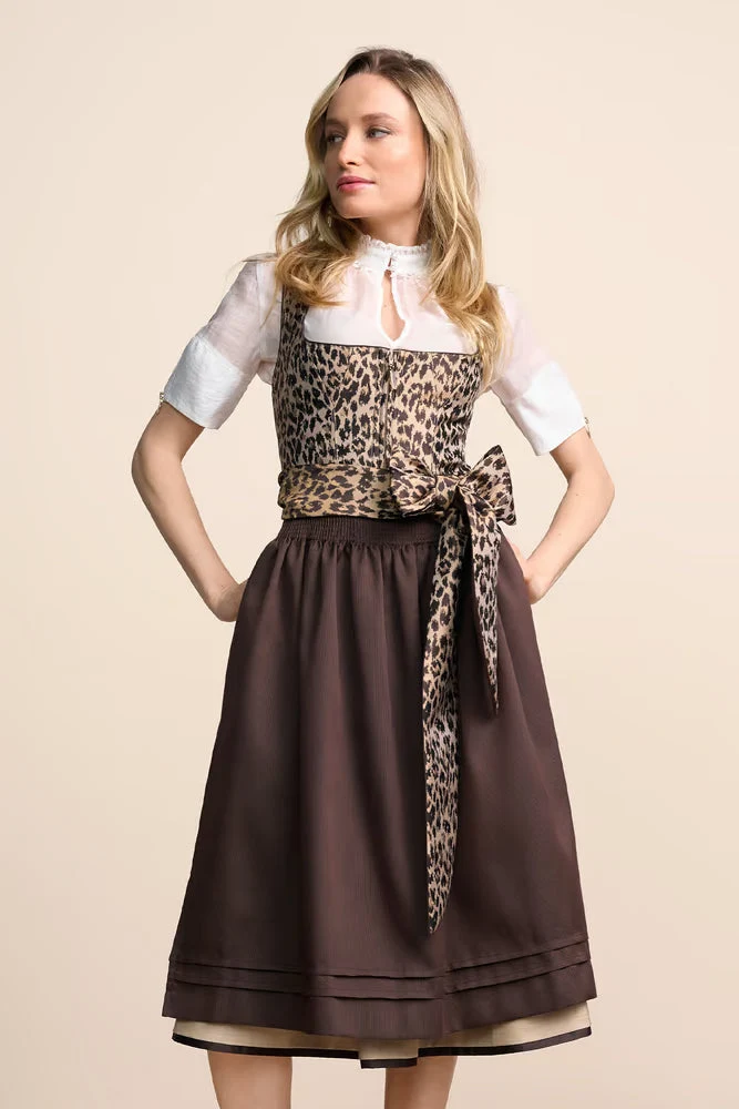 Kruger Long Dirndl 2pcs. 70cm "Carly" brown