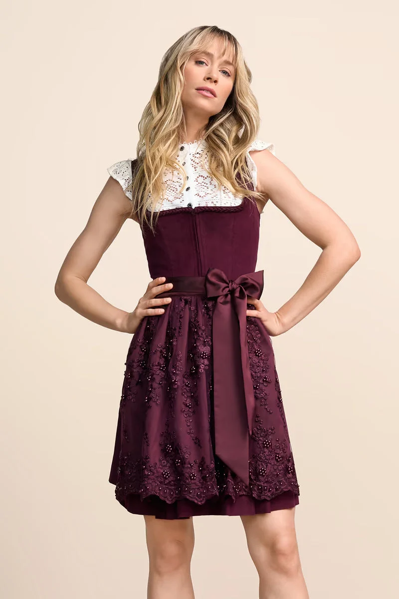 Kruger Mini Dirndl 2pc 50cm "Betty" red