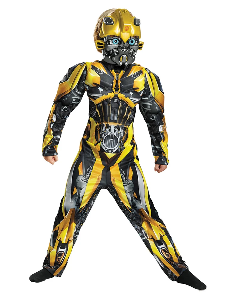 Transformers Bumblebee Kinder Muskelkostüm