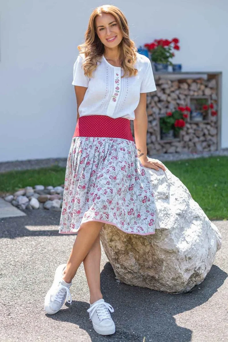 Trachtenrock Ulm floral