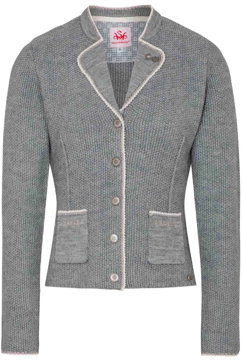 Strickjacke Aileen grau