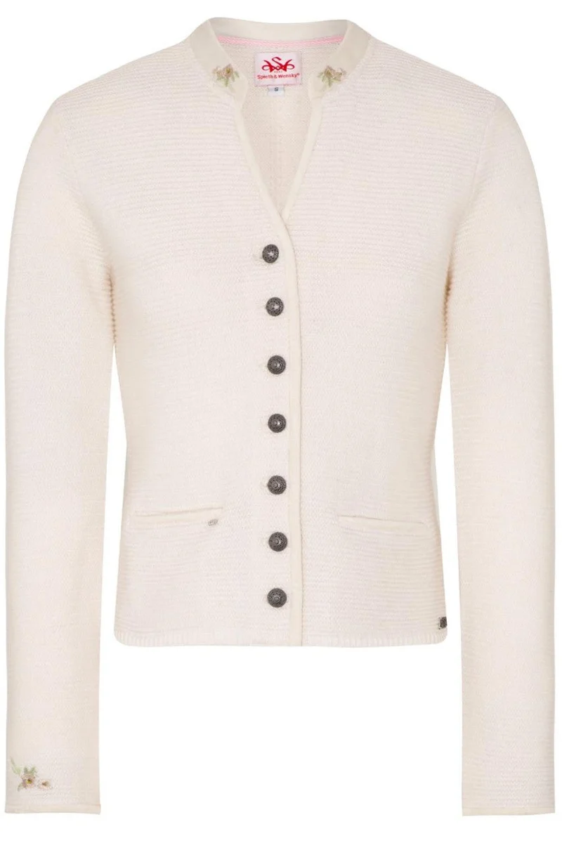 Strickjacke Malta weiß