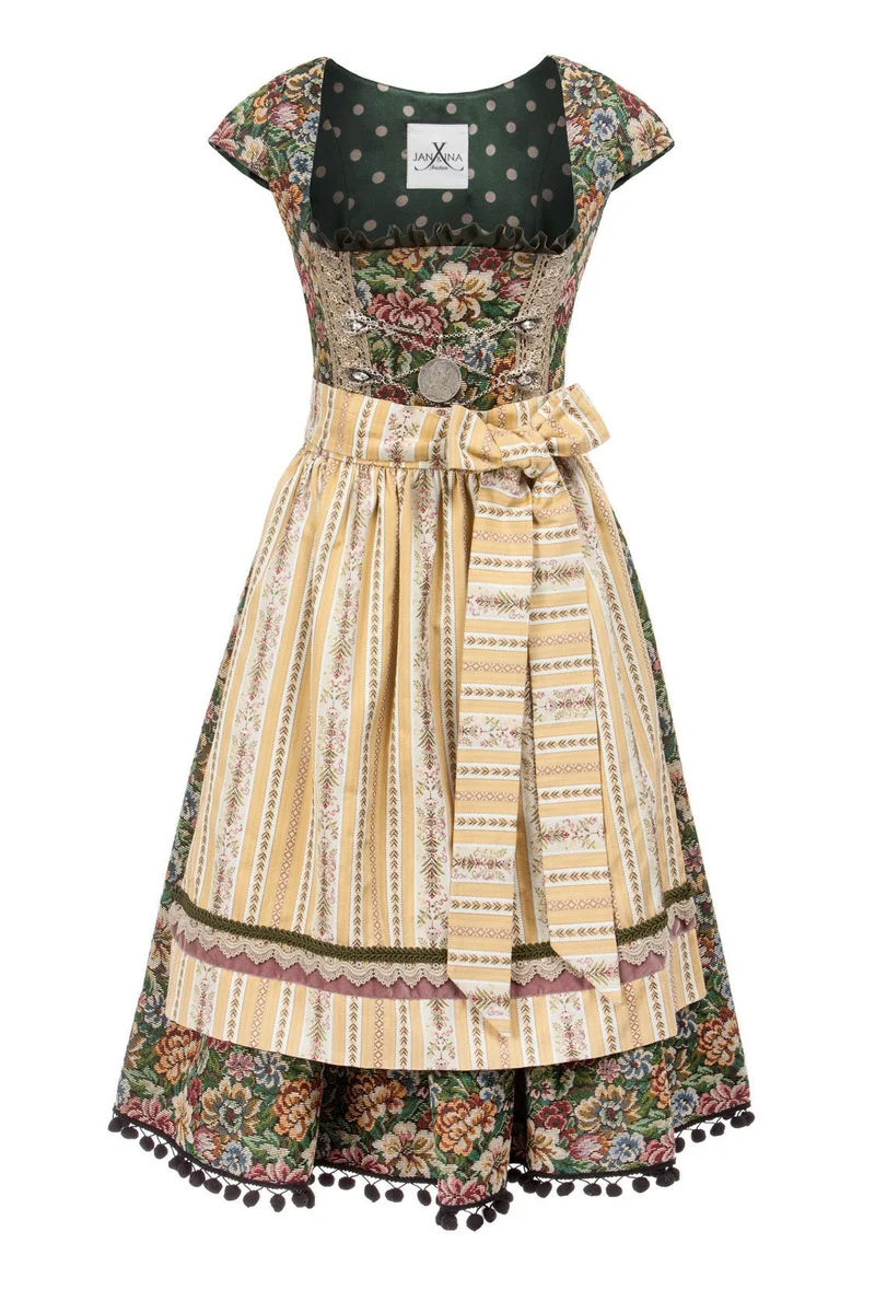 DIRNDL VINTAGE GOBELIN tanne/ocker
