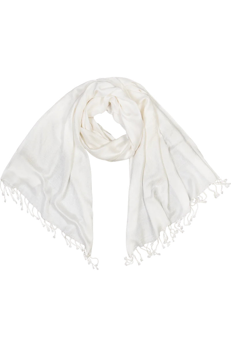 Damen Tuch Pashmina-Stil - offwhite