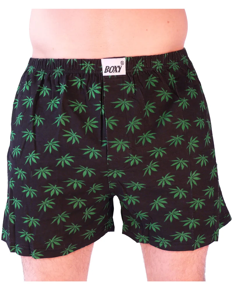 Boxershorts mit Hanfblatt