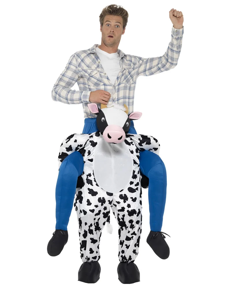 Reiter auf Kuh Carry Me Kostüm