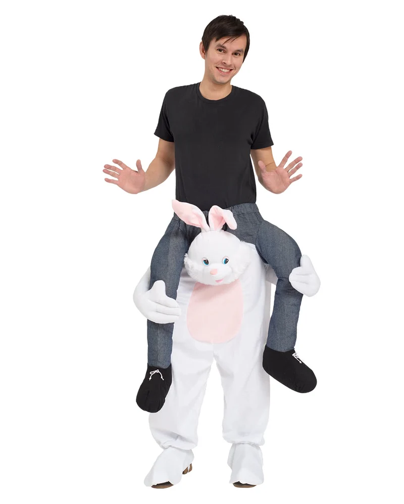 Weißer Hase Carry Me Kostüm