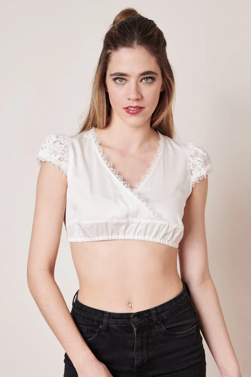 Dirndlbluse Joditha ecru