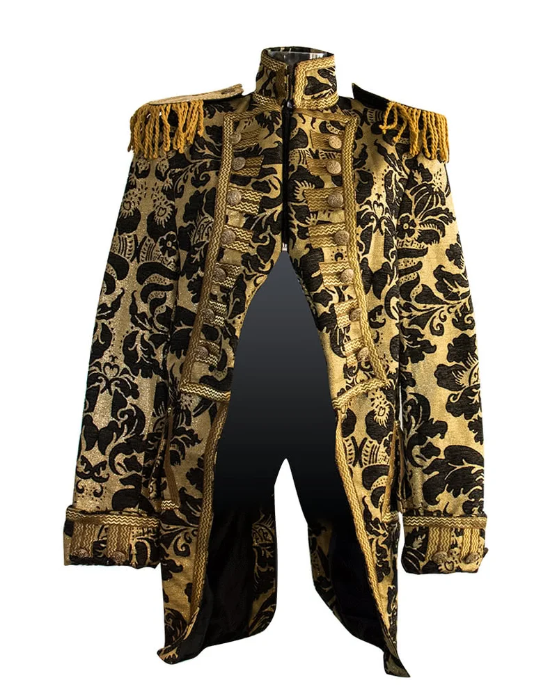 Zirkusdirektor Jacke schwarz/gold