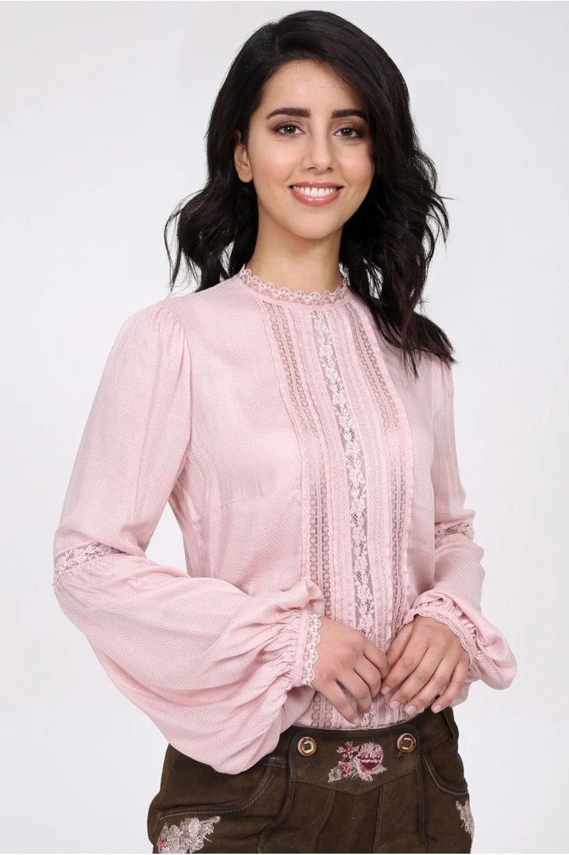 Trachtenbluse Nadja rosa
