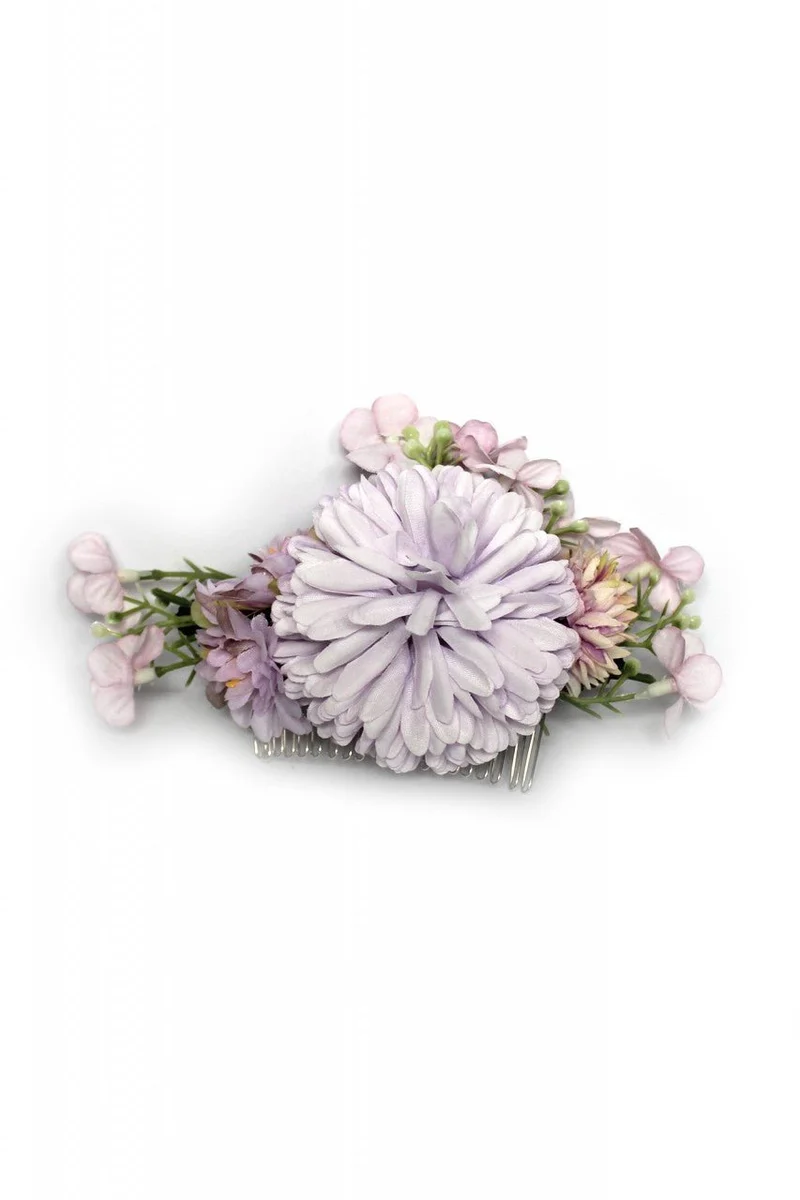 Blüten Haarkamm Viola