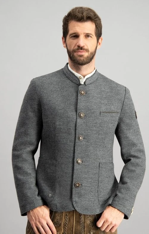 Trachtenjacke Wolfgang grau