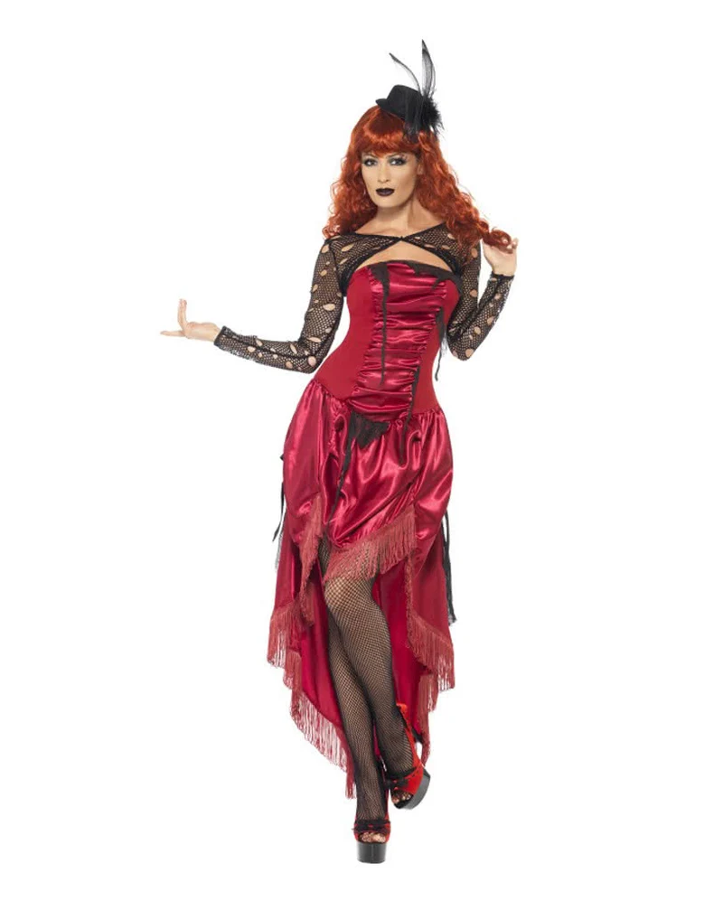 Mysteriöses Saloon Girl Kostüm