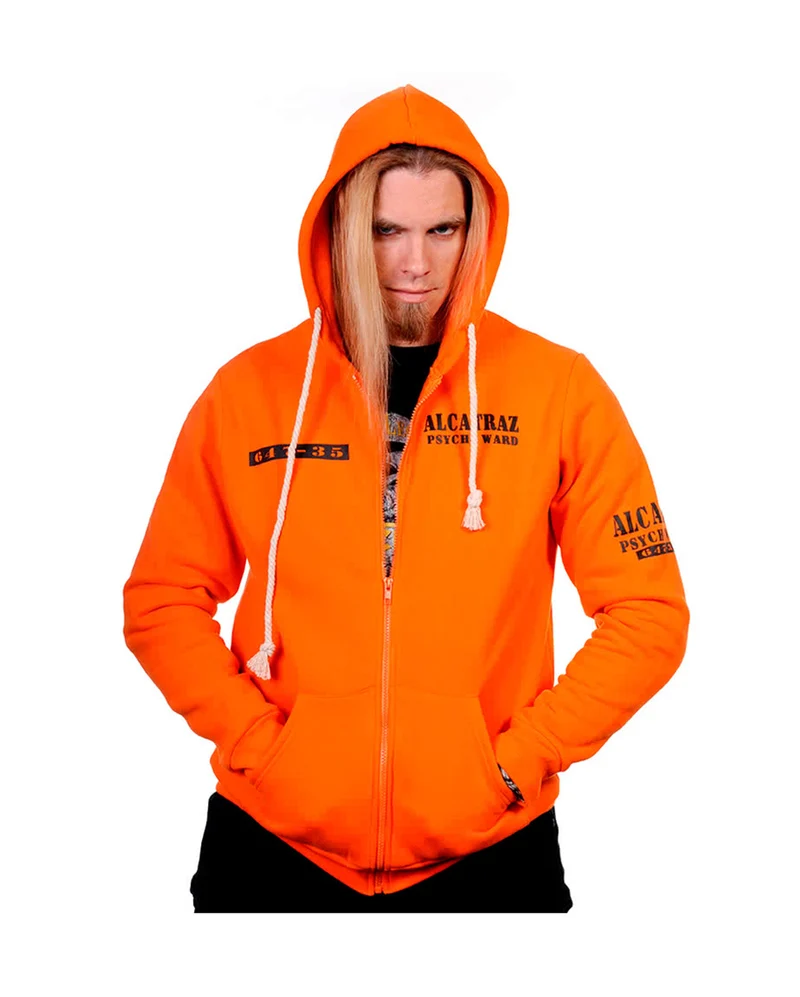 Alcatraz Kapuzenpullover orange