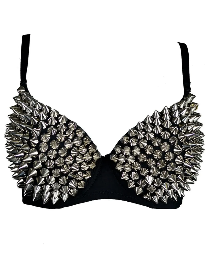 Gothic BH mit Spitznieten
