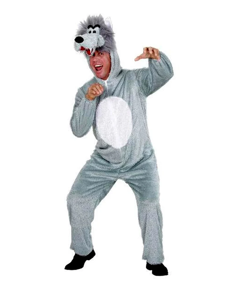 Wolf Plüschkostüm