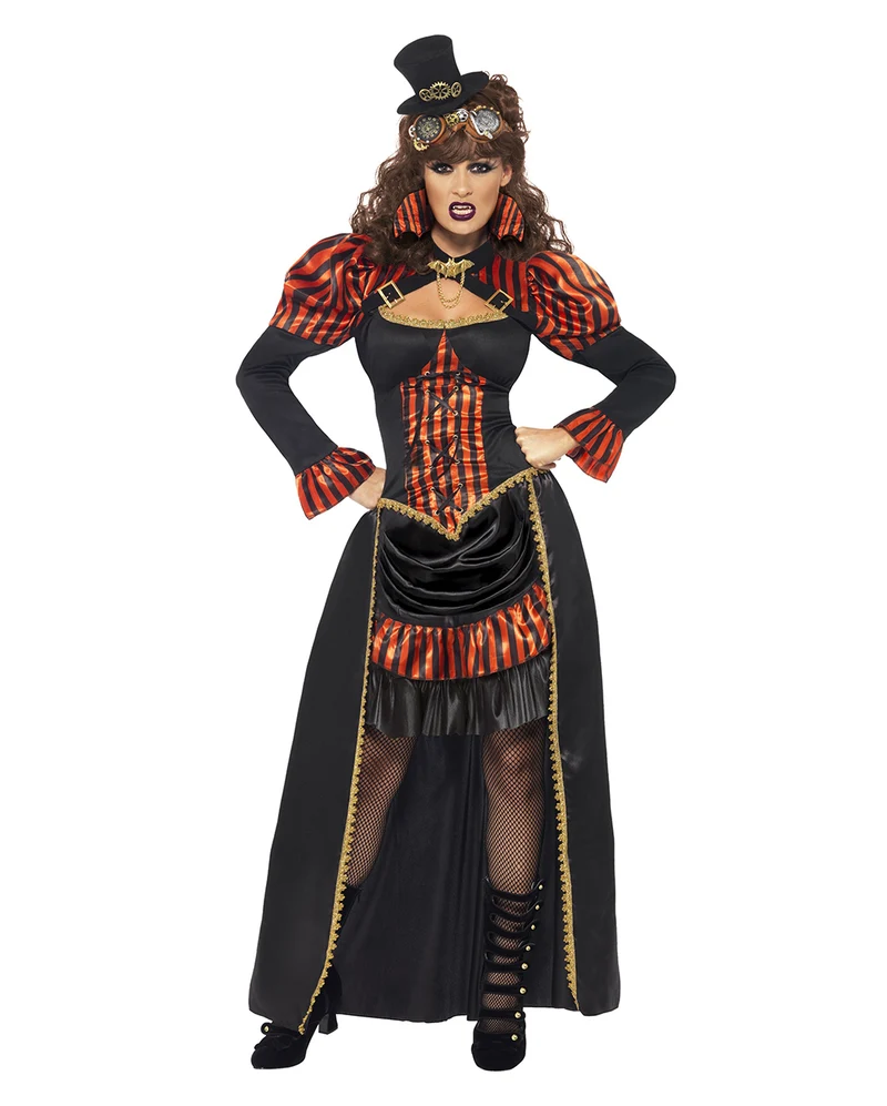 Steampunk Vampirin Kostüm