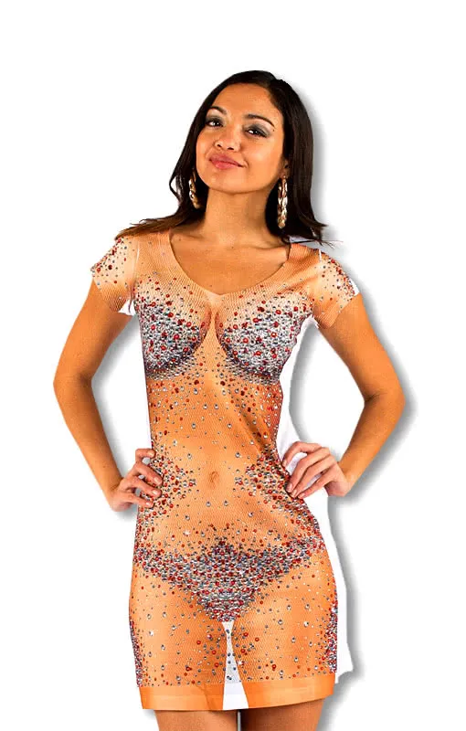 Strass Bikini Shirt