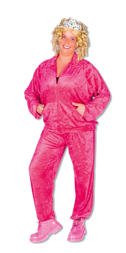 Freizeit Anzug Cindy pink Plus Size