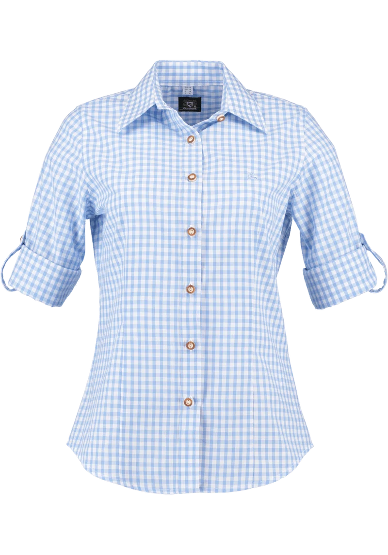 Damenbluse Caroline hellblau