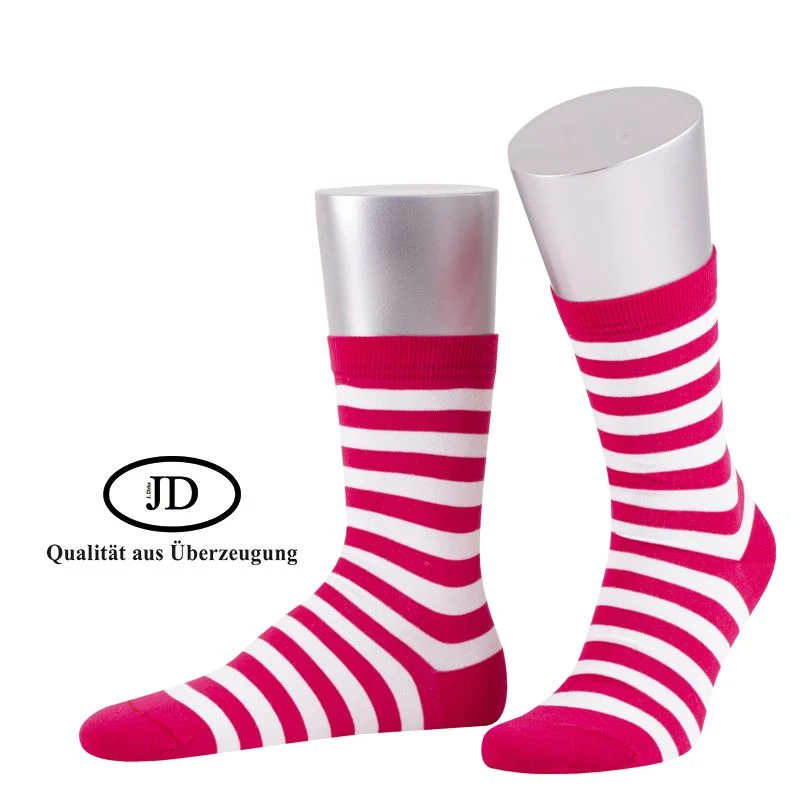 Womans Striped Socks "pink"