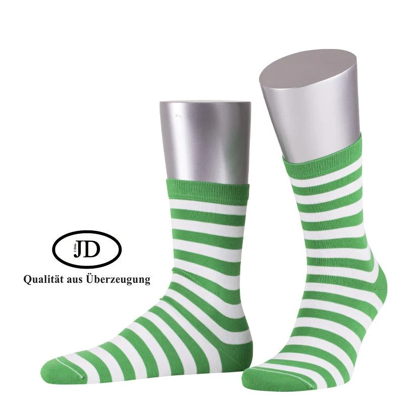 Womans Striped Socks "green"