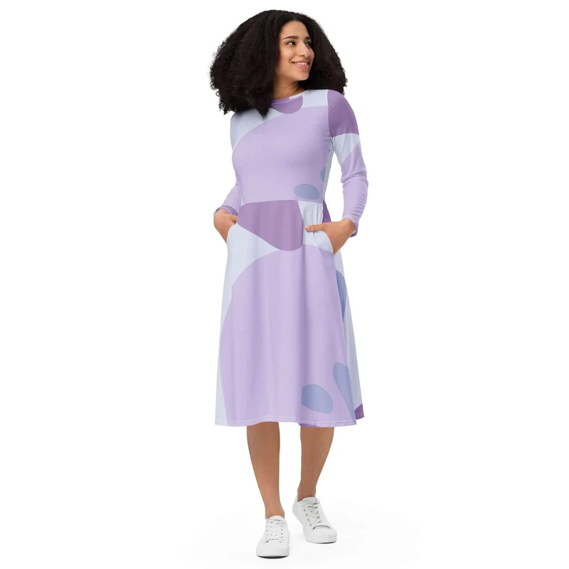Your Dream Lavender Dress – Art and Comfort in One Package!