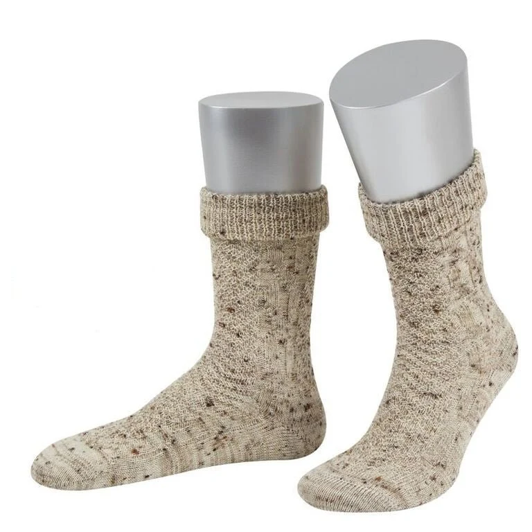 Trachtensocke Johann in Mittelbeige
