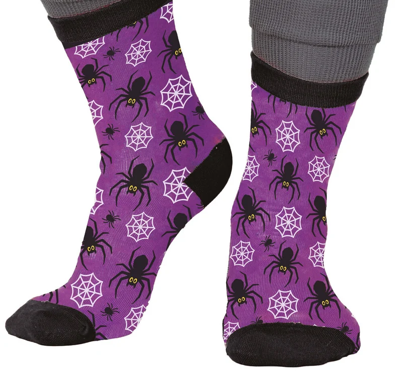 Halloween Spinnen Socken für Herren