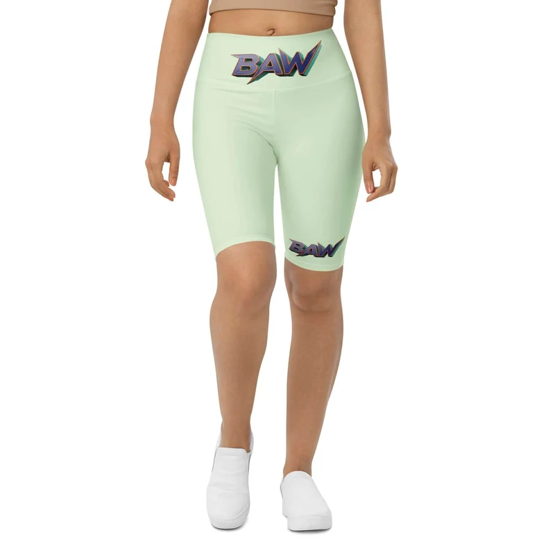 Badasswear Mint Sculpt – Biker Shorts
