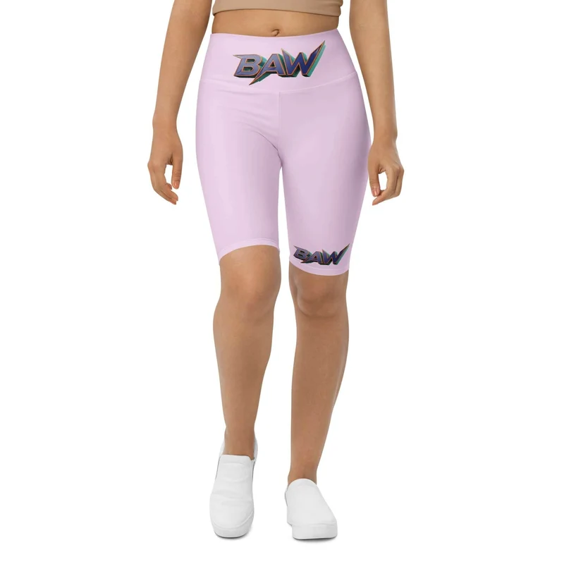 Badasswear Lilac Sculpt – Biker Shorts