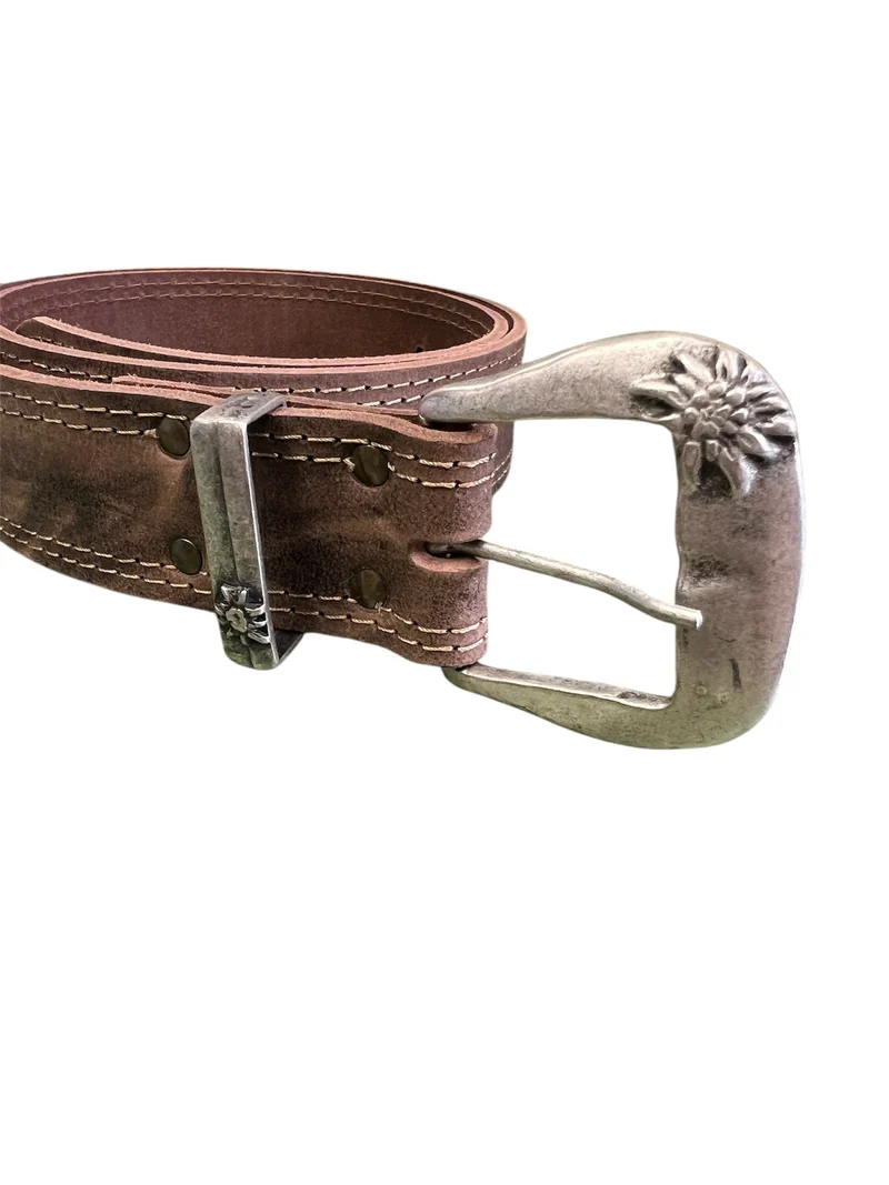 Bavarian Belt "Classic" with edelweiss (size 90)
