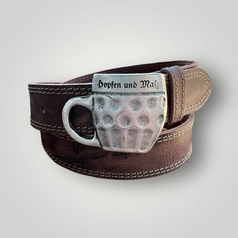 Bavarian Belt "Beer Mug" (size 90)