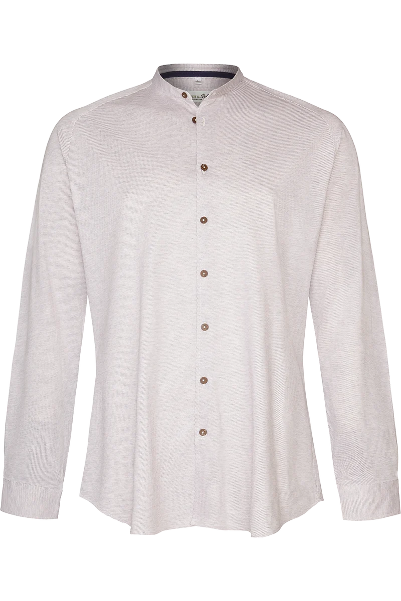 Trachtenhemd Tailored Fit in Jerseyqualität