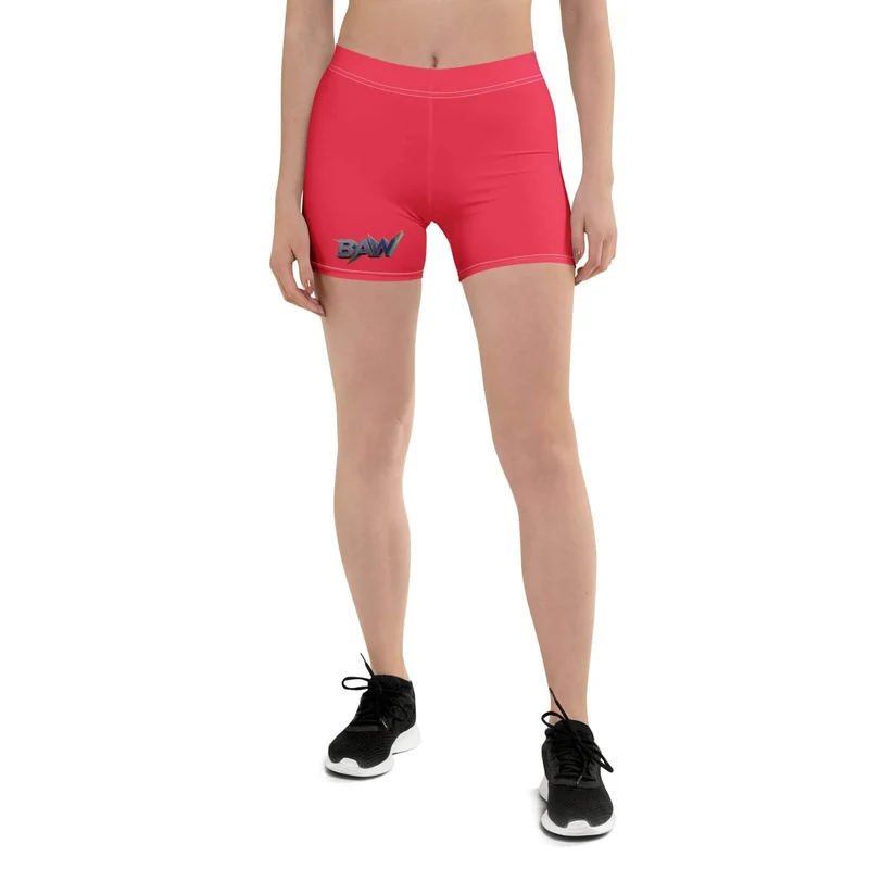 Badasswear Coral Crush – Active Shorts