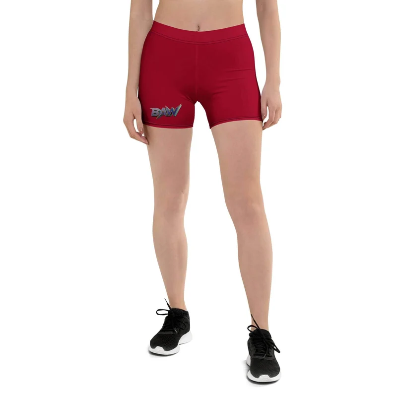 Badasswear Crimson Charge – Active Shorts