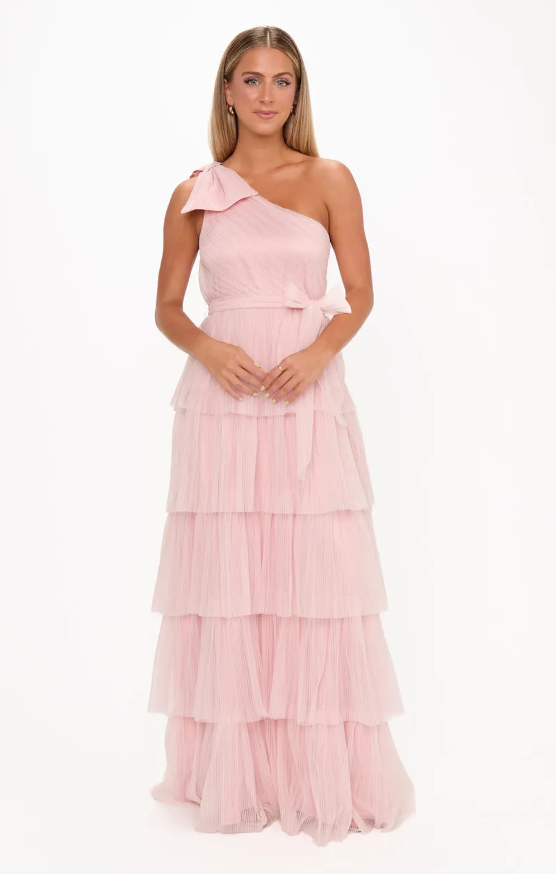 Cupcake Maxi Dress ~ Dusty Blush Tulle